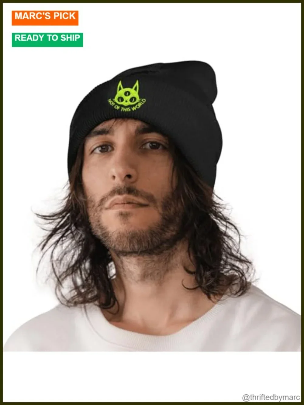 Cute Yellow Duck Embroidered Beanie Knit Hat for Men Women, Funny Graphic